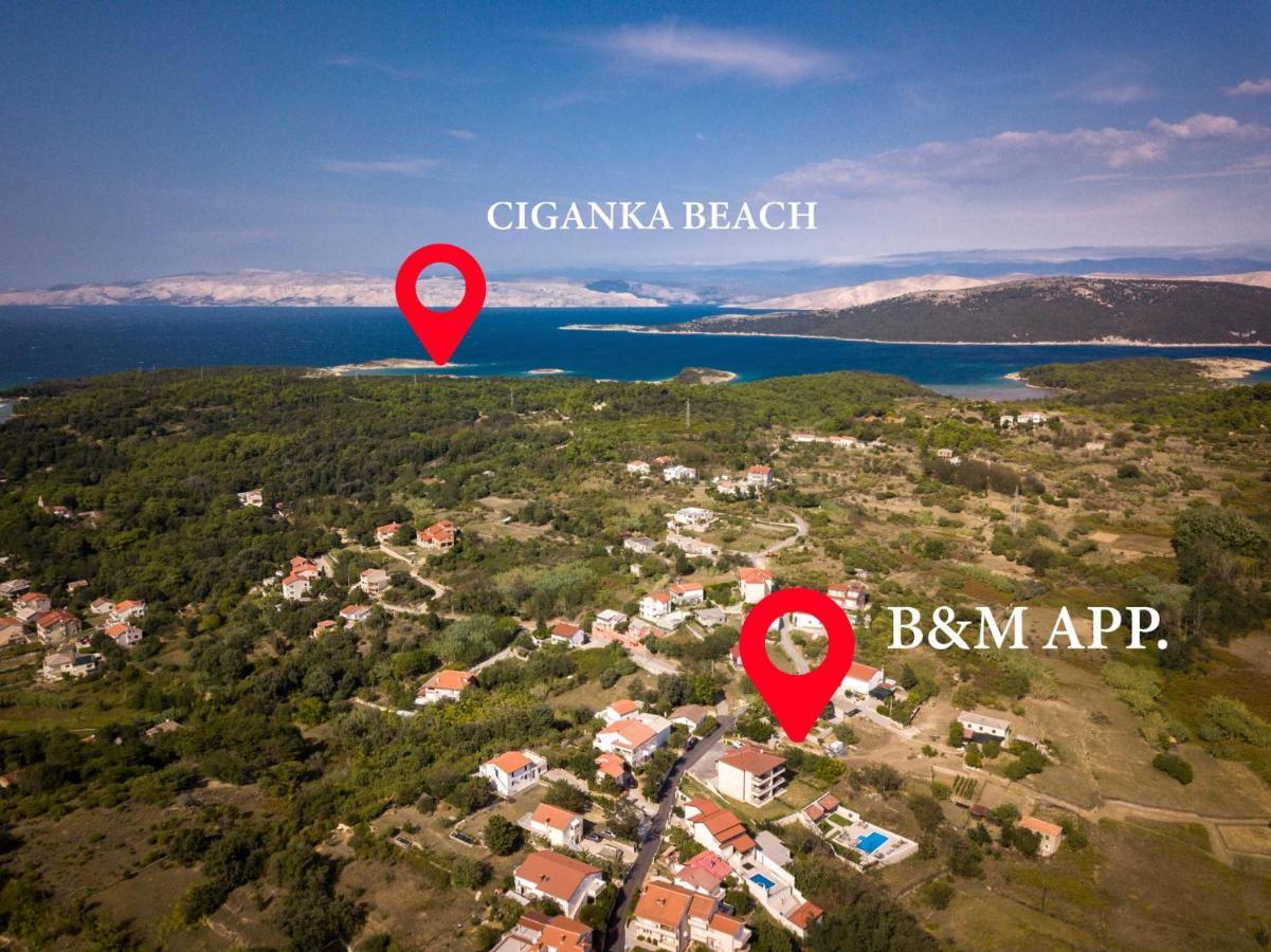 B&M Rab-Lopar Aparthotel Kültér fotó